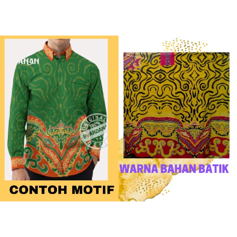 kain bahan Batik Lampung