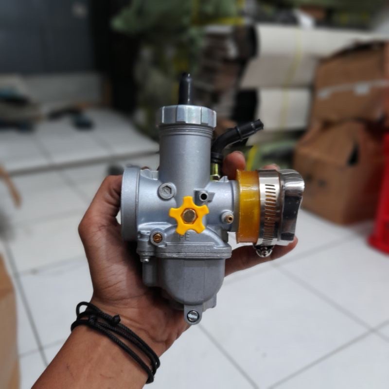 (PAKET PROMO) Intake, Intek Manipul GlPro, MegaPro, Cb, Gl Pro + Karburator Keihin Original PE 24 , 26 , 28 , NOT Dkt Ktc Tdr Tk Ride It Uma Kawahara Moto1 Cpo Ngo Scarlet Panom Kawasaki KX BRT Koso