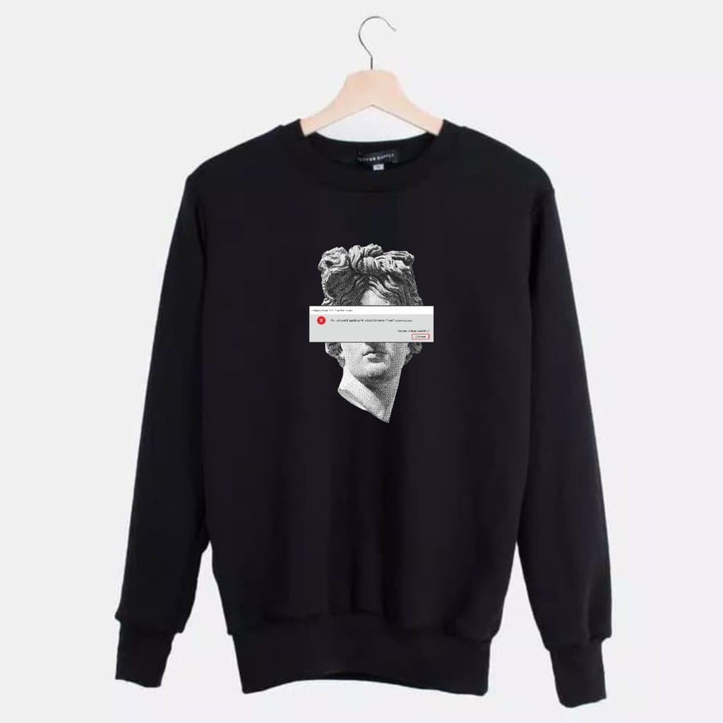 CREWNECK BASIC MOXIE KEEP SEARCING UNISEX