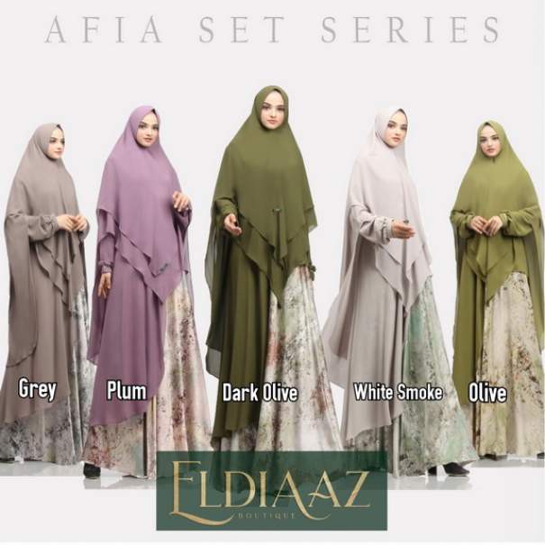 AFIA SET gamis syari by ELDIAAZ