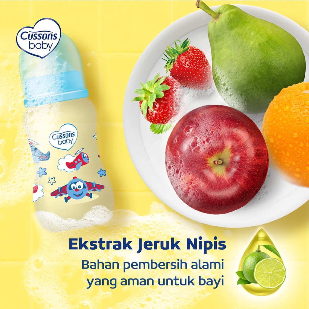 Bisa COD Cussons Baby Liquid Cleanser - Cossons Cairan Pembersih Botol Bayi 300ml