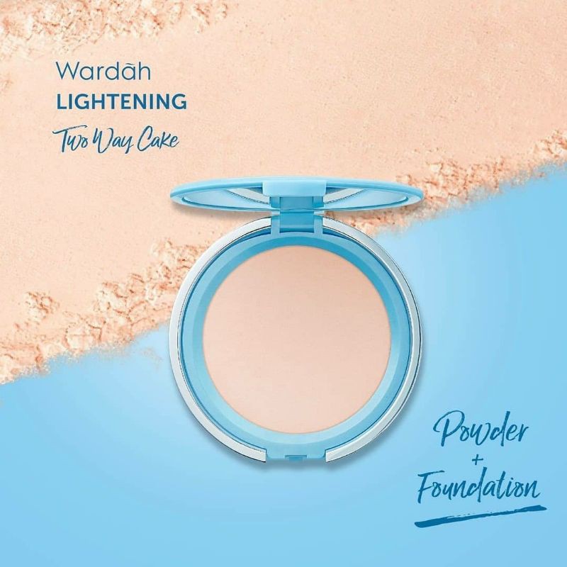 Wardah Lightening Two Way Cake Light Feel / Refill Wardah Lightening