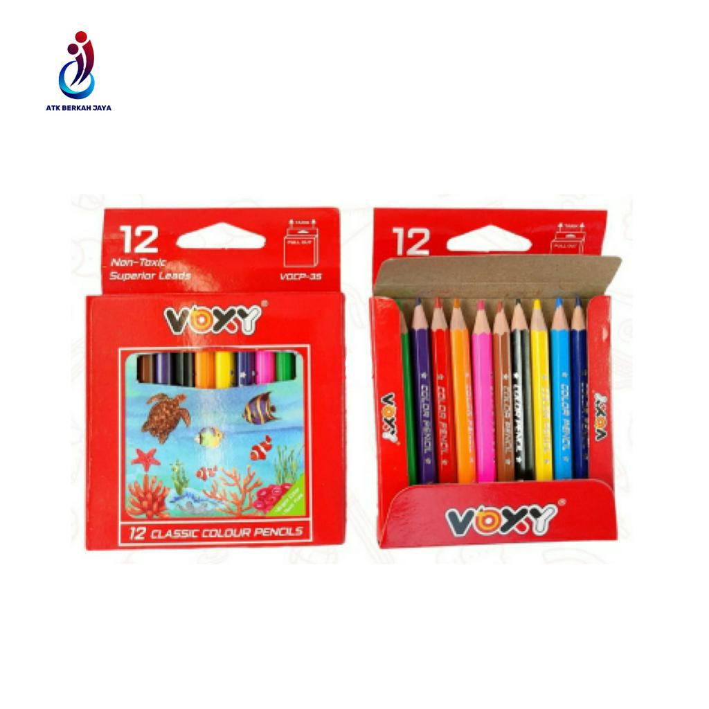 

Pensil Warna 1set 12 pc warna ukuran mini