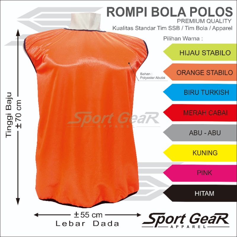 Polos Rompi Bola Futsal Size Dewasa