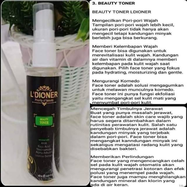 Beauty toner L'dioner