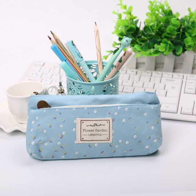 Tempat Pensil Shabby Double Zipper Pouch