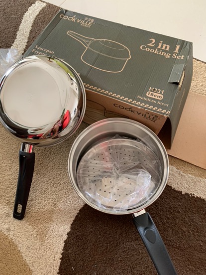 Cookville 3 In 1 Fry Pan - Sauce Pan With Steamer