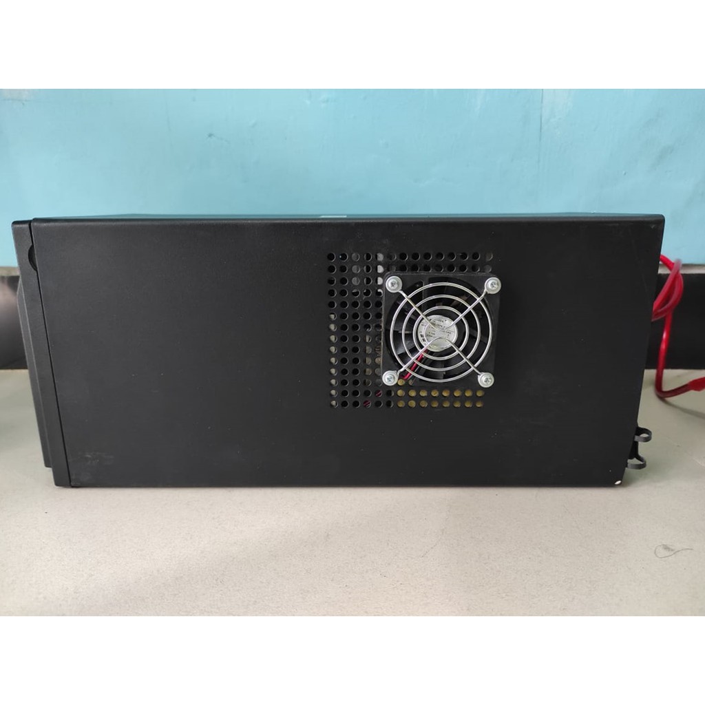 UPS Modif APC SUA 750i 750VA 24V Modifikasi aki External &amp; Cooling fan