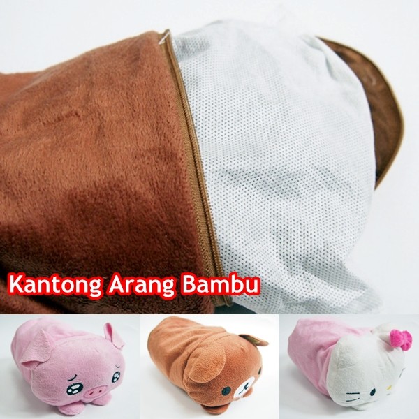 Charcoal KANTONG Arang Bambu Motif Boneka rilakkuma Hello Kitty Piggy