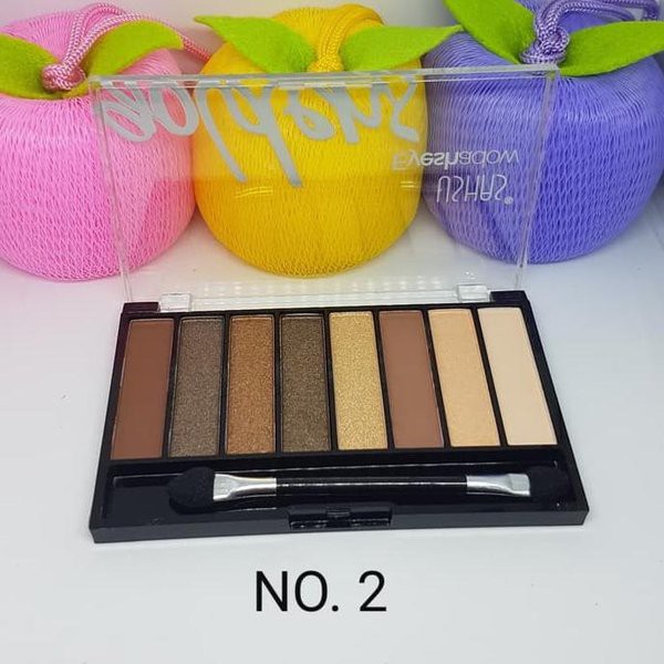 Ushas eyeshadow goldens 8 color original mate soft