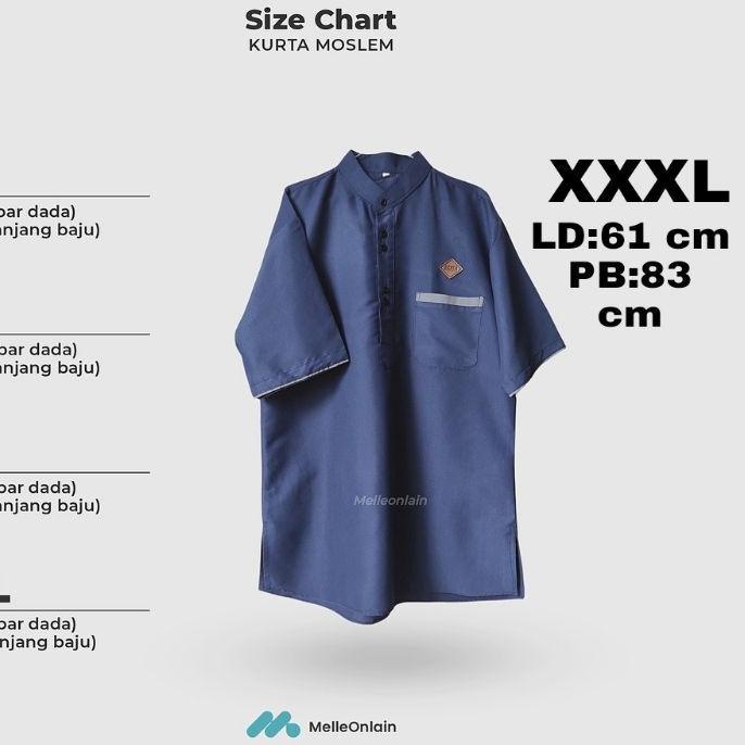 Big Sale - Baju koko laki-laki jumbo, baju koko kurta pria dewasa size jumbo 2L 3L 4L 5L