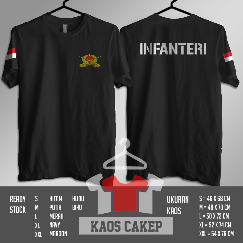 Kaos INFANTERI TNI AD Baju Distro