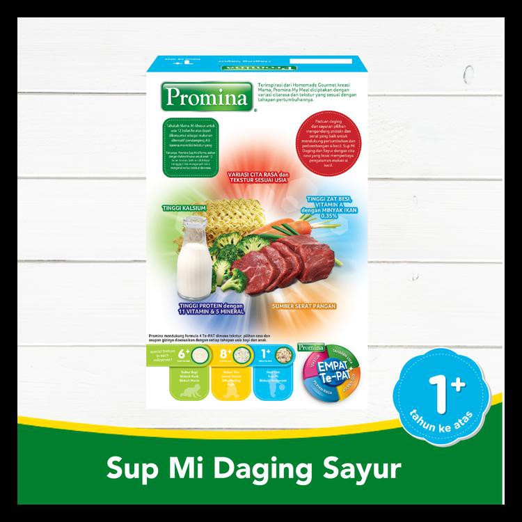 

PROMINA SUPMI DAGING & SAYUR NEW BOX 120 GR X 1 PCS