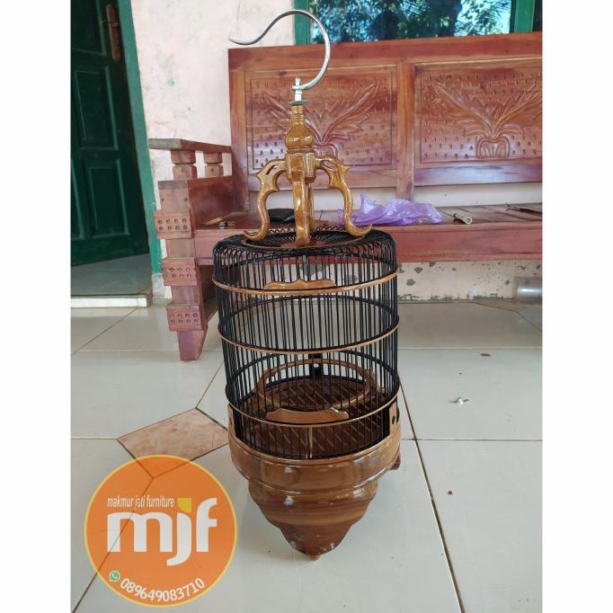 Buruan beli] sangkar burung pleci kayu jati finishing