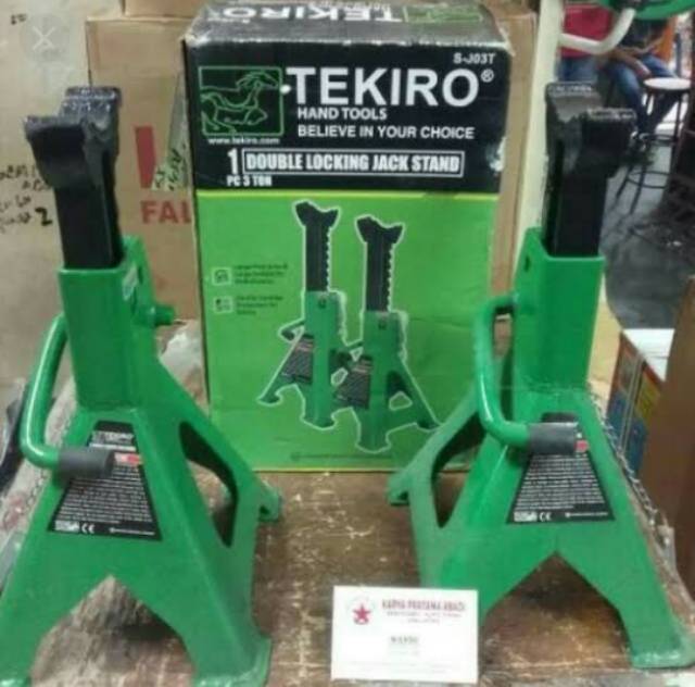 Jack Stand 3 Ton Set 2bh Dongkrak Tahanan Mobil TEKIRO