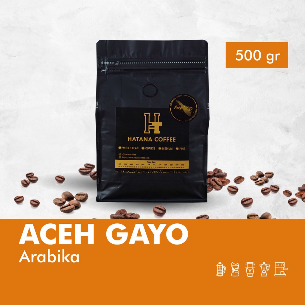 

Kopi Arabika Aceh Gayo - Roasted Bean - 500 Gram