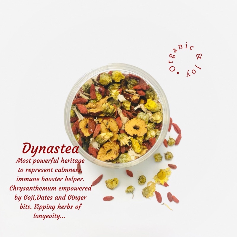 Organic&amp;Joy• Dynastea Herbs Tea/Teh herbal (Non-teablend,Teh bunga chrysant,teh goji berry,teh angco,teh baby krisan,baby chrysant,teh herbal cina)