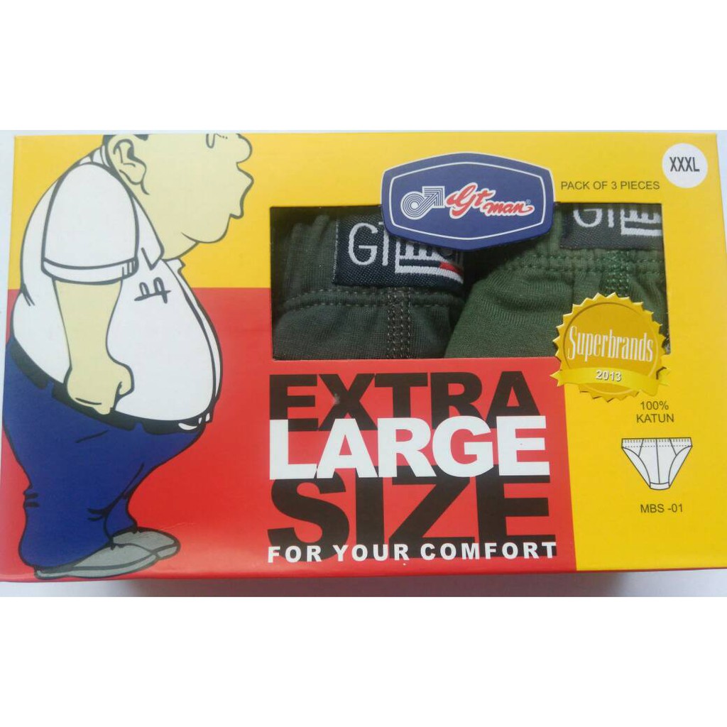 Celana dalam Pria GT-Man / GT Man  Big size, jumbo