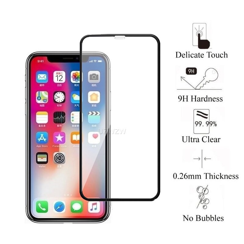 PROMO Tempered Glass APPLE Iphone X, Iphone XS, Iphone XR TG Layar FULL COVER Anti Gores Kaca