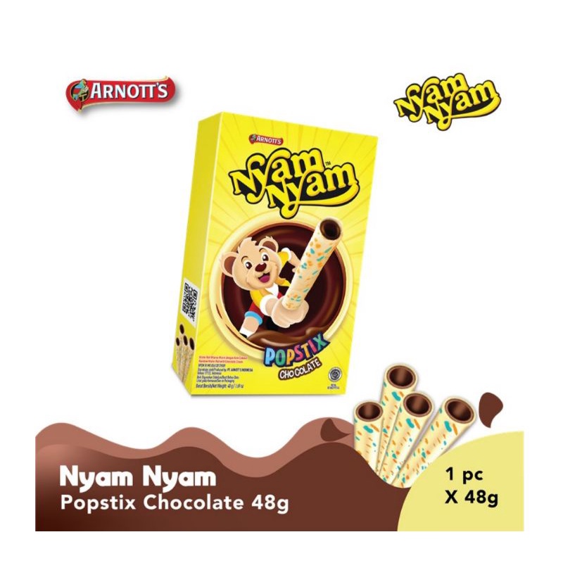 

NyamNyam Popstix Chocolate 48g