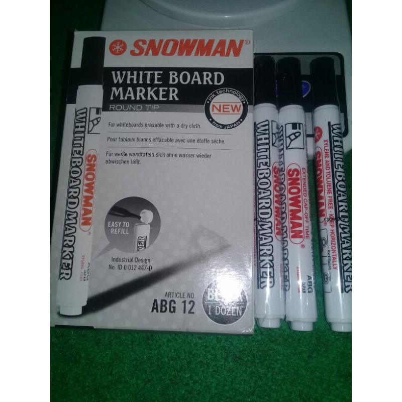 

Spidol Snowman | White Board Marker | ABG 12