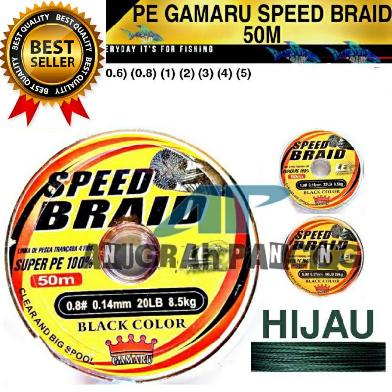 SENAR PE GAMARU SPEED BRAID...MURAHHH