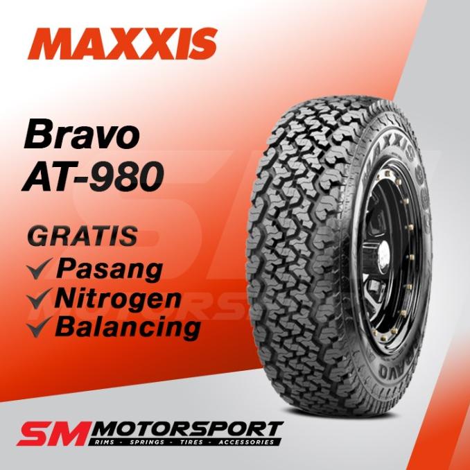 TERPERCAYA Ban Mobil Maxxis Bravo AT980 275 65 R18 18 TERLARIS