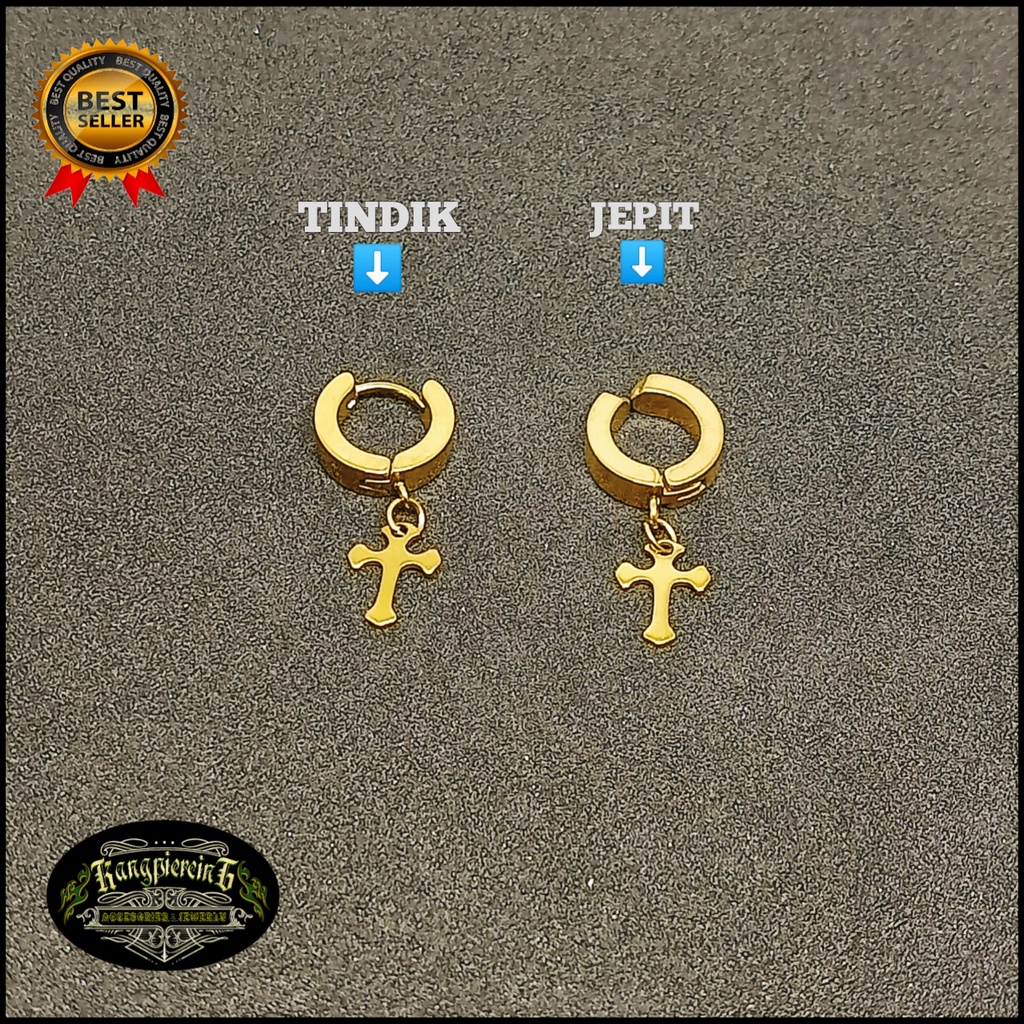 ANTING BTS A-8 TERBARU PRIA DAN WANITA JEPIT DAN TINDIK