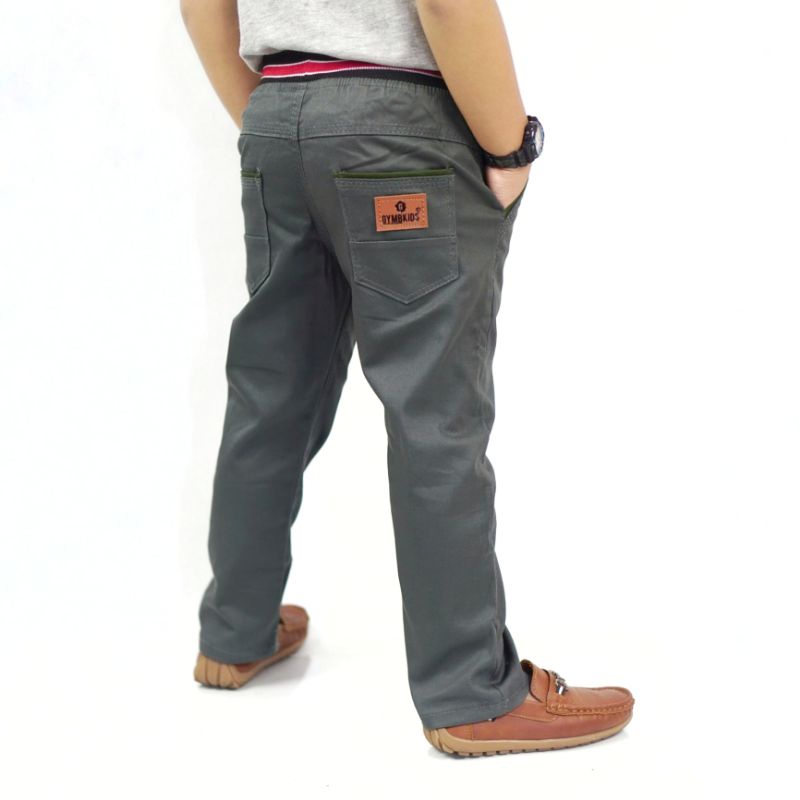 GymbKids (2-15Tahun) Celana Panjang Chino Chinos Katun Anak Laki Cowok Kwalitas Premium