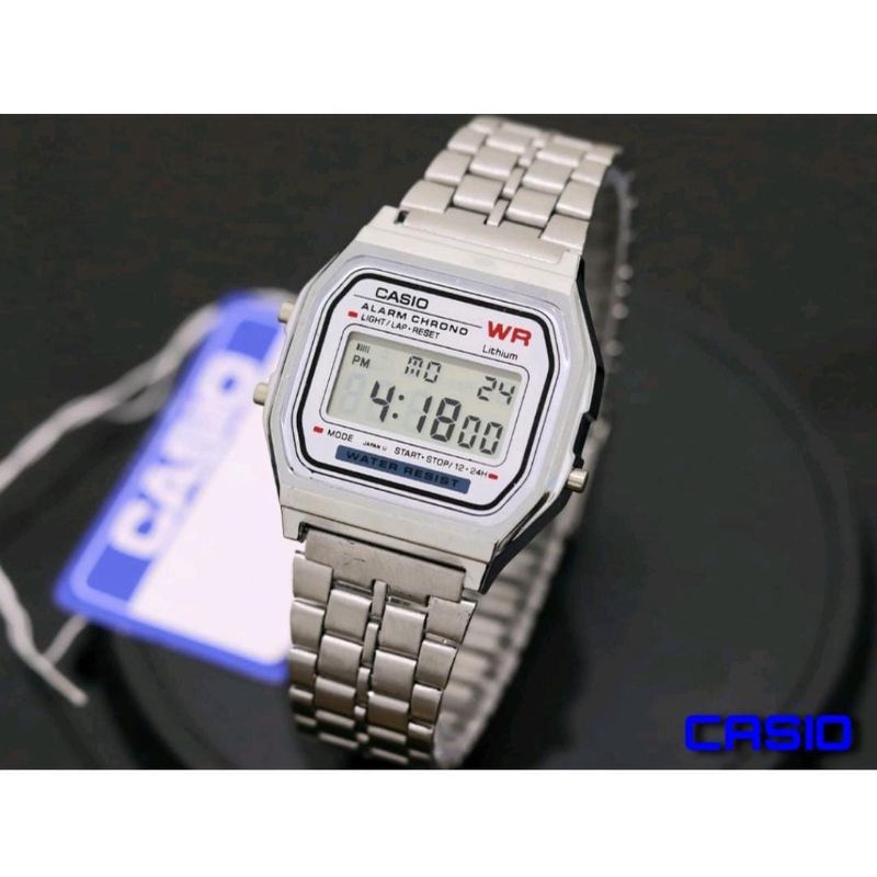 Jam Tangan_Casio_Pria Wanita Terlaris Stainliss