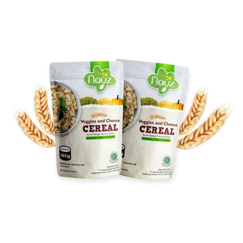 Nayz Cereal Veggie And Cheese 160gr Sereal Bayi MPAsi Baby Food