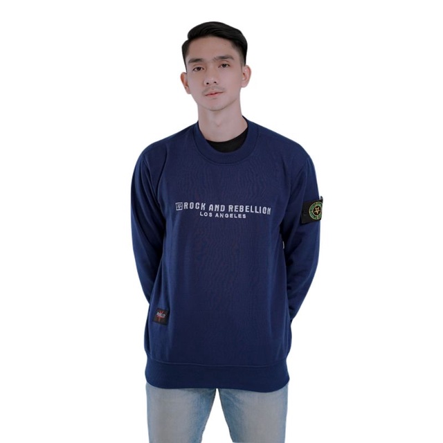 REBEL ID ORIGINAL Sweater Pria Flecee Crewneck