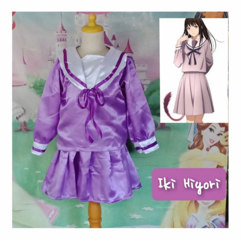 Kostum Cosplay Anime Jepang Anak Hiyori Iki Noragami