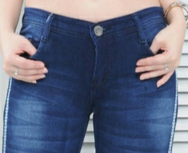 Celana Jeans List Samping Jumbo Wanita / Celana Jeans Jumbo /Celana Jeans Model Terbaru/Celana Lepis