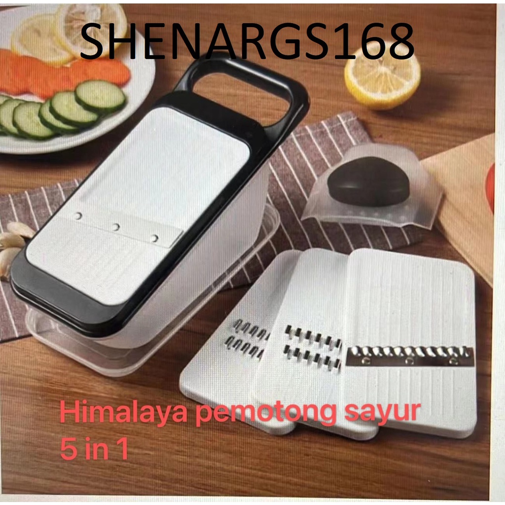 NEW-SHENAR - HIMALAYA CUTTER 5IN1 - Parutan Serbaguna mandoline pengiris serutan Multifungsi 5 in 1 Potong Sayur Buah