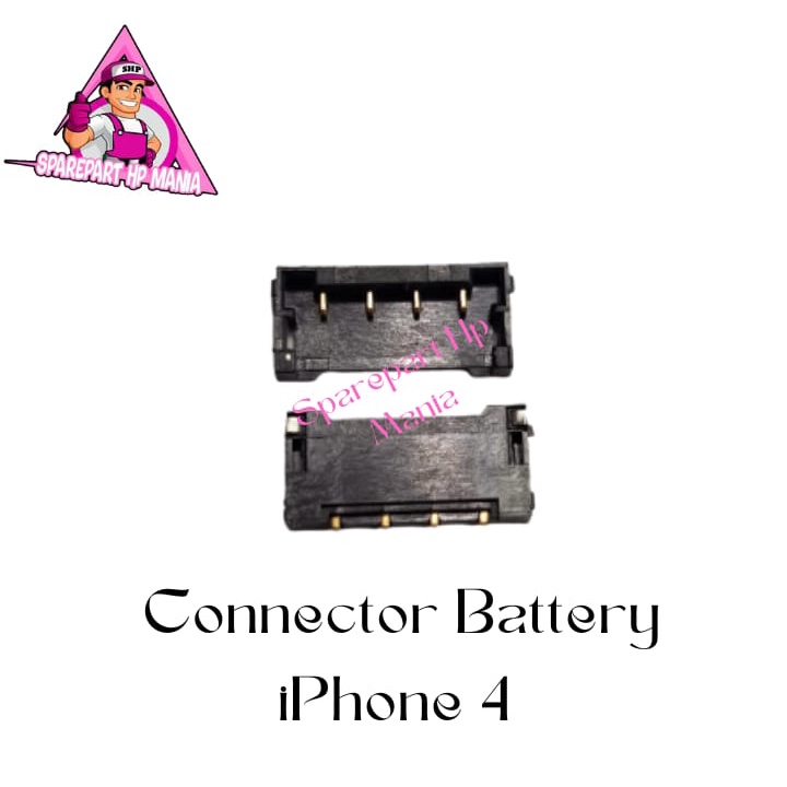 KONEKTOR BATERAI IPHONE 4 / 4G ORIGINAL SOCKET CONNECTOR BATTERY BATRE