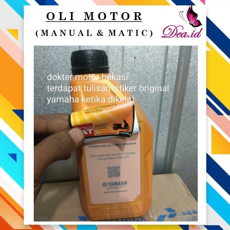 [DEASHOP] OLI MOTOR YAMALUBE GOLD ORIGINAL - OLI YAMALUBE MATIC ORIGINAL 100% - 0.8 LITER