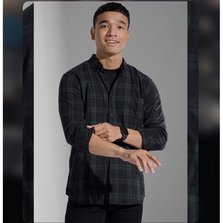 ( COD ) Best Seller Kemeja Flanel , Kemeja Flanel Pria Lengan Panjang Unisex, Kemeja Premium Skd08 g