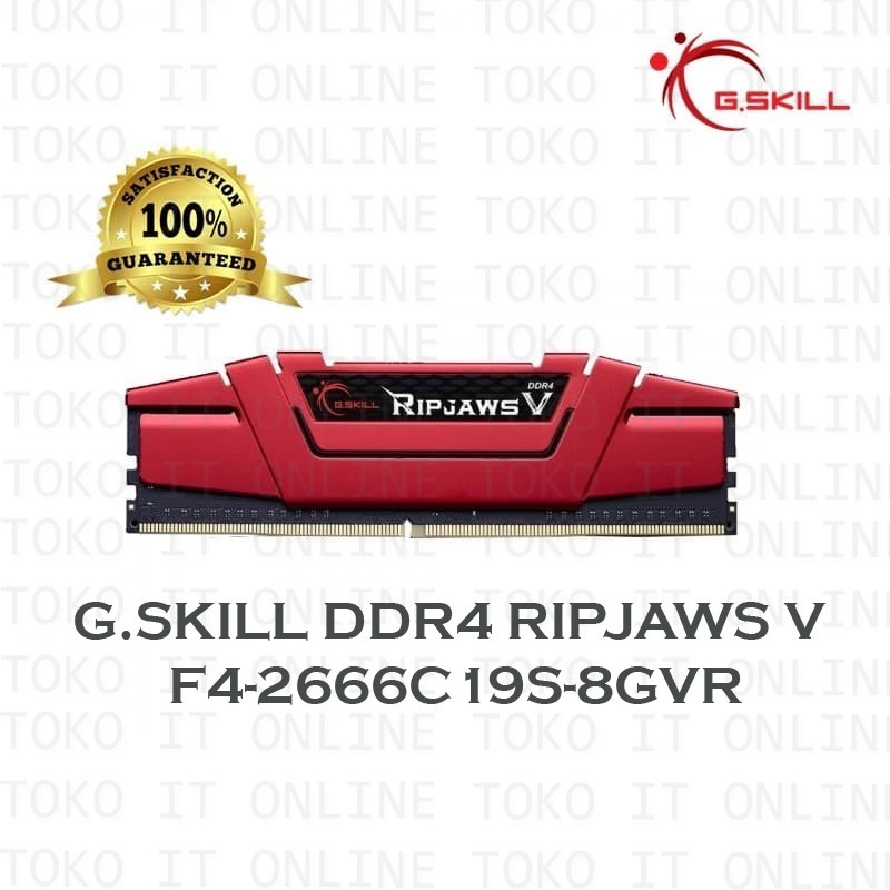 G.SKILL RAM DDR4 RIPJAWS V F4-2666C19S-8GVR