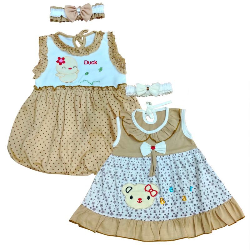 Baju Bayi Perempuan Murah 0 - 6 bulan dj689