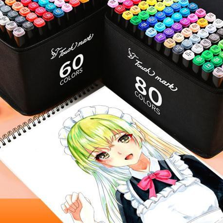 

SPIDOL 80 WARNA GAMBAR ANAK SKETSA TWIN MARKER SKETCH COPIC