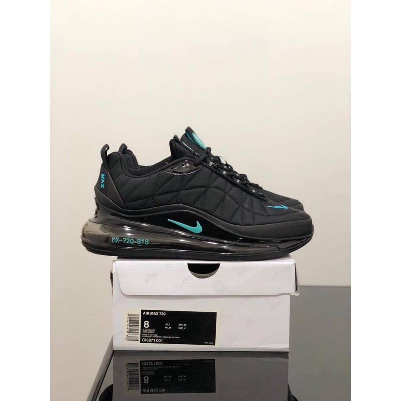 Sepatu Nike Air Max 720 - 818 Black Blue Free Paperbag