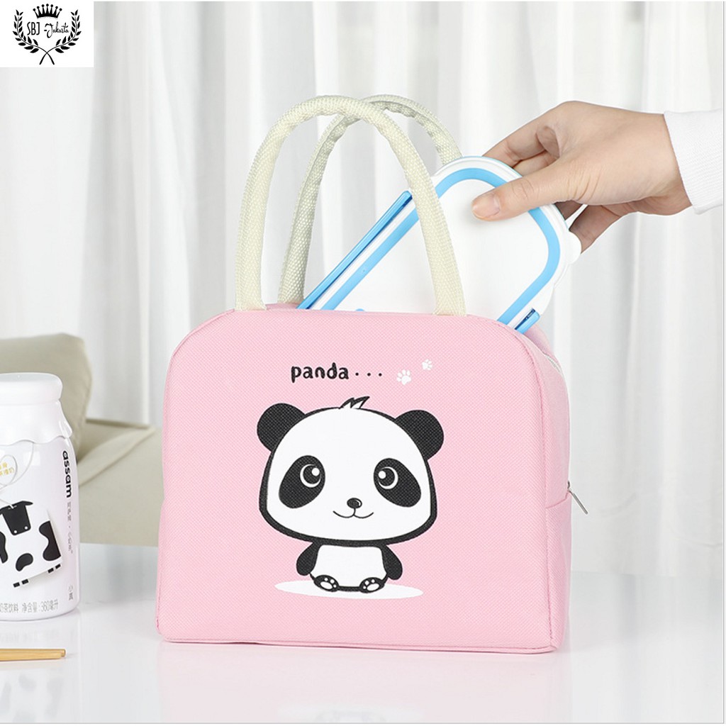 TAS BEKAL INSULATED LUNCH BAG RANTANG TAHAN PANAS DINGIN FUNNY ANIMAL