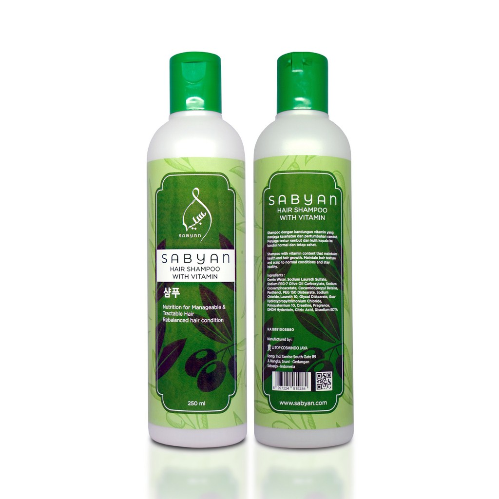 [BPOM] Shampoo sabyan original / shampo rambut plus vitamin SABYAN