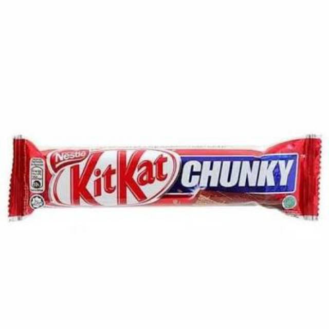 

KitKat Chunky Chocolate 38 gram - Kit kat Cokelat - Grosir Coklat Murah - Kitkaf Wafer