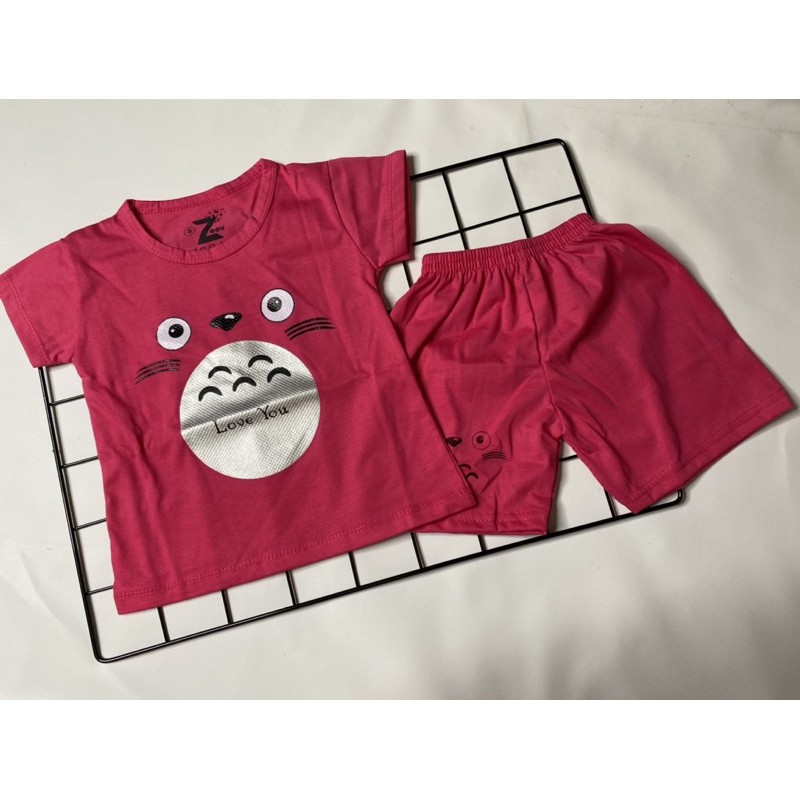 Setelan balita anak perempuan-setelan TOTORO 1-3 tahun
