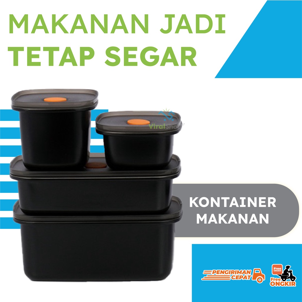 Storage Box Container Food Kontainer Makanan Stainless Valve Kedap Kulkas Kimchi Lunch Box Korea