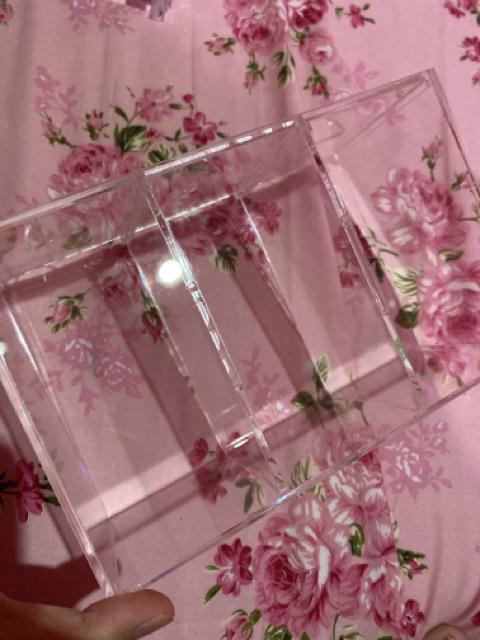 Akrilik Tempat Kapas Dll (3 Kotak)