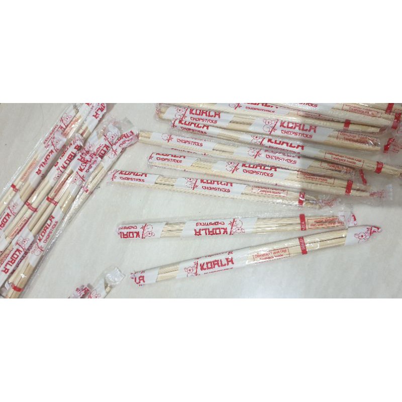 1 pack sumpit kayu - sumpit sekali pakai - sumpit kayu