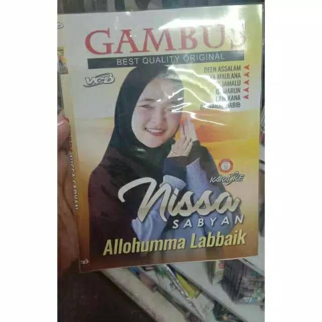 TERLARIS  VCD ORIGINAL GAMBUS NISSA SABYAN ALLOHUMMA LABBAIK